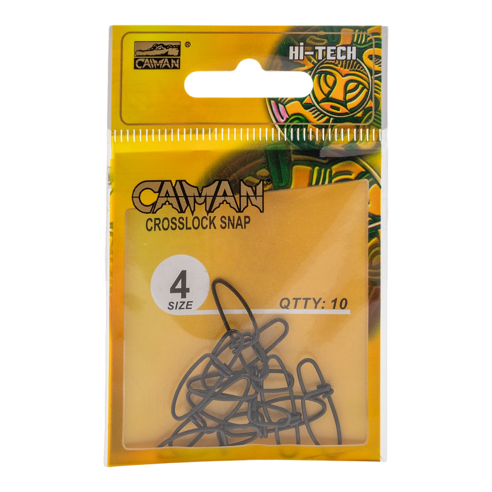 Застёжка Caiman 216033 Black mat #4 (10шт.упак). Фото №3