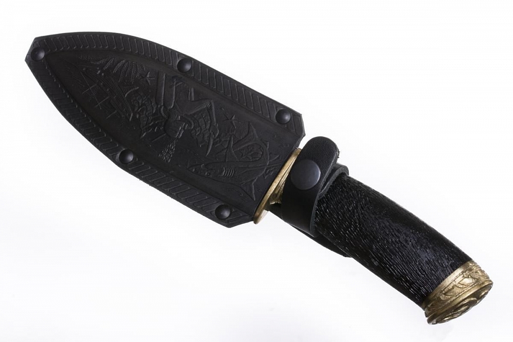 Нож Кизляр "Акула-2" (металл/дерево, орех). Фото №3 Нож Кизляр "Акула-2" (металл/дерево, орех). Фото №3