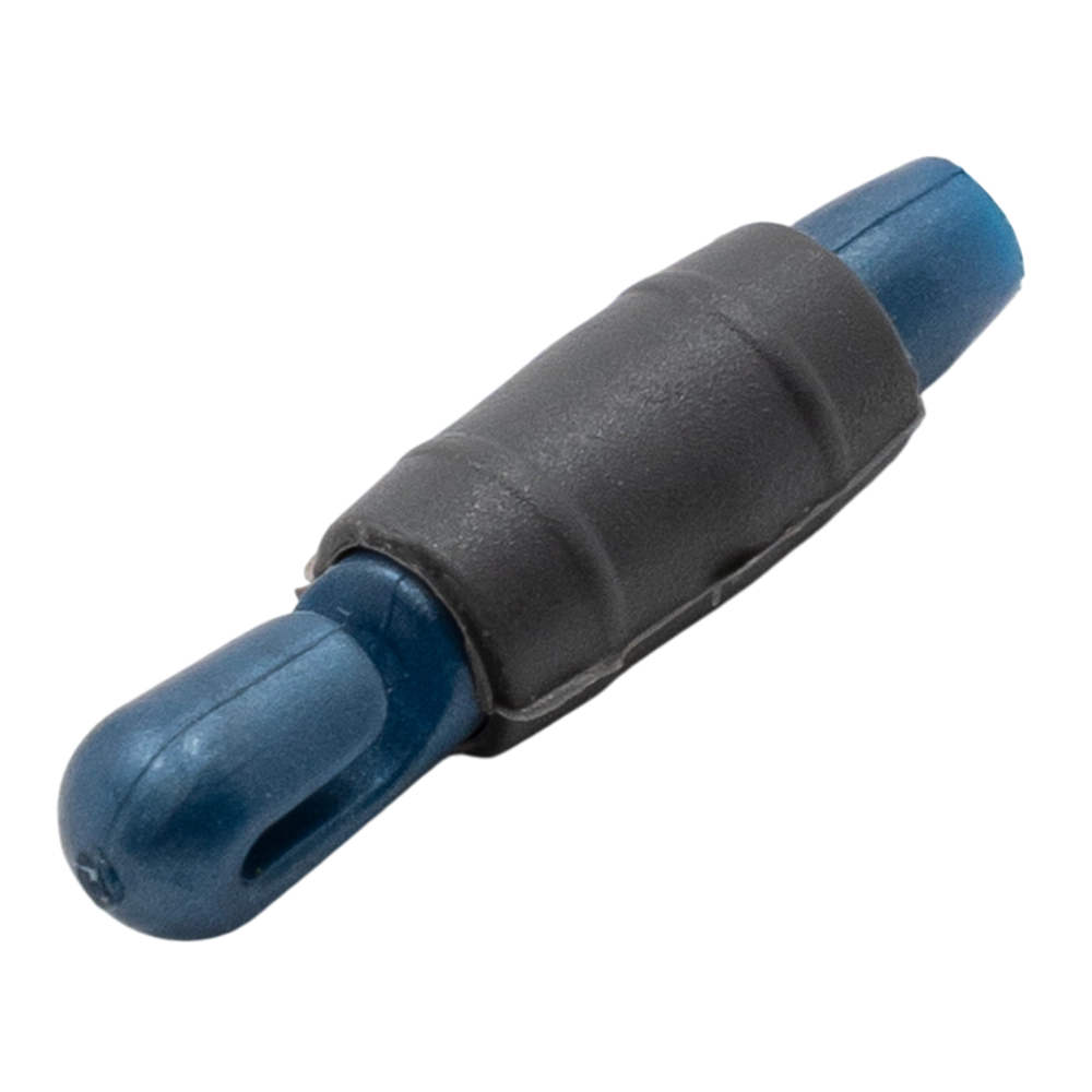 Коннектор серо-синий перламутр  d2,0мм (10шт) (Три кита). Фото №1