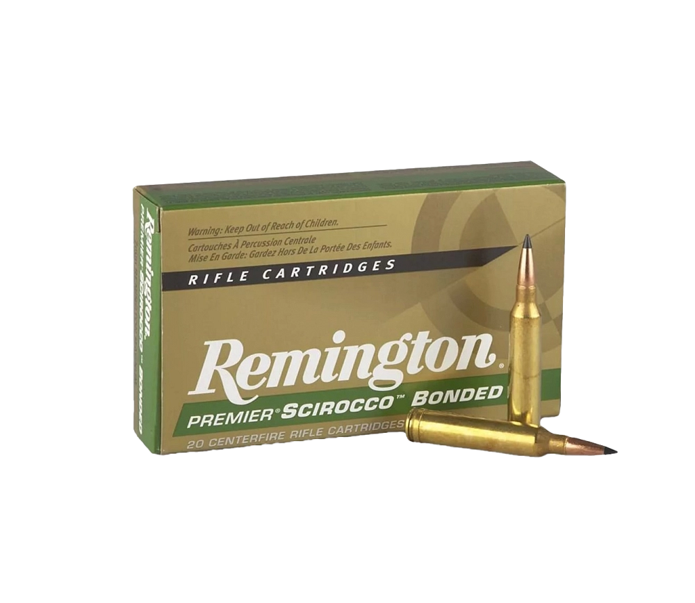 Патрон нарезной REM калибр 243 Win Premier Swift Scirocco Bonded (90g) (в коробке 20 шт.). Фото №1