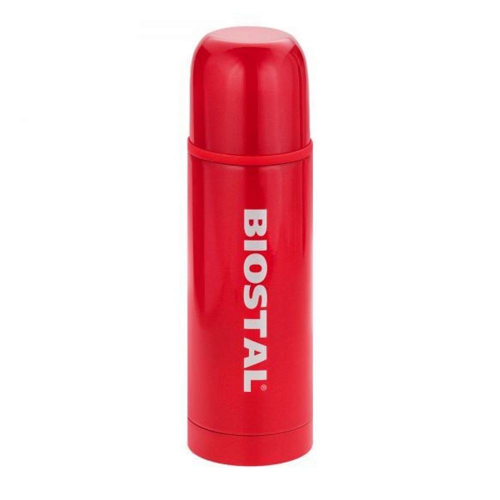 Термос BIOSTAL NB-1000 С 1,0л (узкое горло, с кнопкой) Красный. Фото №2