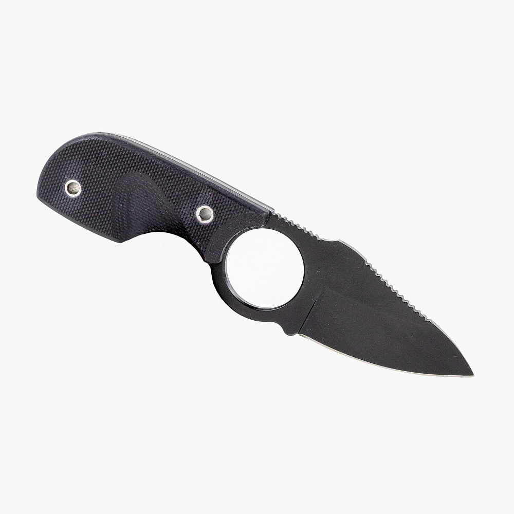 Нож Amigo-X AUS-8 BT (черный, черная рукоять G10). Фото №3