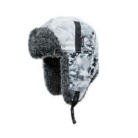Шапка ушанка с мех.опушкой (алова, снегири) (57-58) (Хольстер)