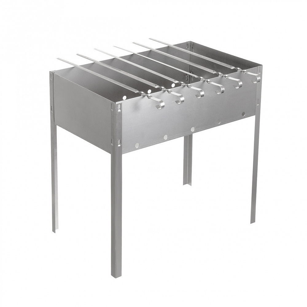 Мангал 500х300х500+ 6 шампуров (400 угол.)ст.0,8 в коробке МНГ1К. Фото №3 Мангал 500х300х500+ 6 шампуров (400 угол.)ст.0,8 в коробке МНГ1К. Фото №3