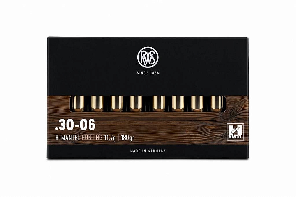 Патрон нарезной RWS калибр 30-06 SPRG DN HMK 11,7 гр. 180 grn. (в пачке 20 шт.). Фото №1 Патрон нарезной RWS калибр 30-06 SPRG DN HMK 11,7 гр. 180 grn. (в пачке 20 шт.). Фото №1