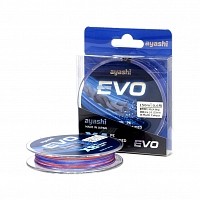 Плетеный шнур Ayashi EVO-X8 (multi) d-0,202mm