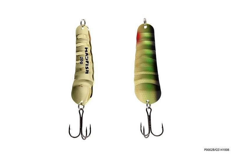 Блесна колеблющаяся MADFISH Аtom Swedish 26г, цвет GS141008. Фото №1 Блесна колеблющаяся MADFISH Аtom Swedish 26г, цвет GS141008. Фото №1