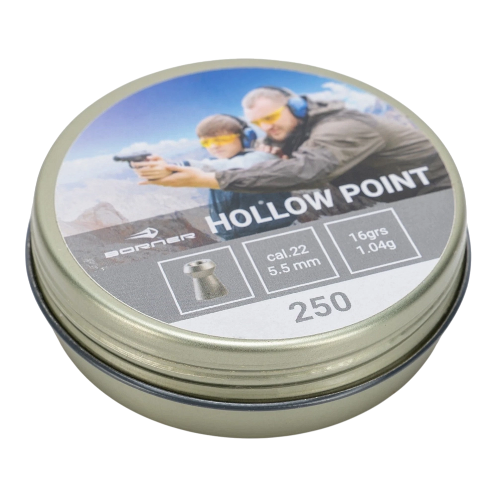 Пуля пневматическая Borner "Hollow Point", 5,5 (250 шт.) 1,04гр. (30 шт в коробке) . Фото №2 Пуля пневматическая Borner "Hollow Point", 5,5 (250 шт.) 1,04гр. (30 шт в коробке) . Фото №2