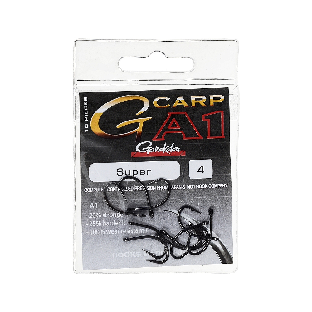 Крючок Gamakatsu A-1 G-Carp Super №08. Фото №1