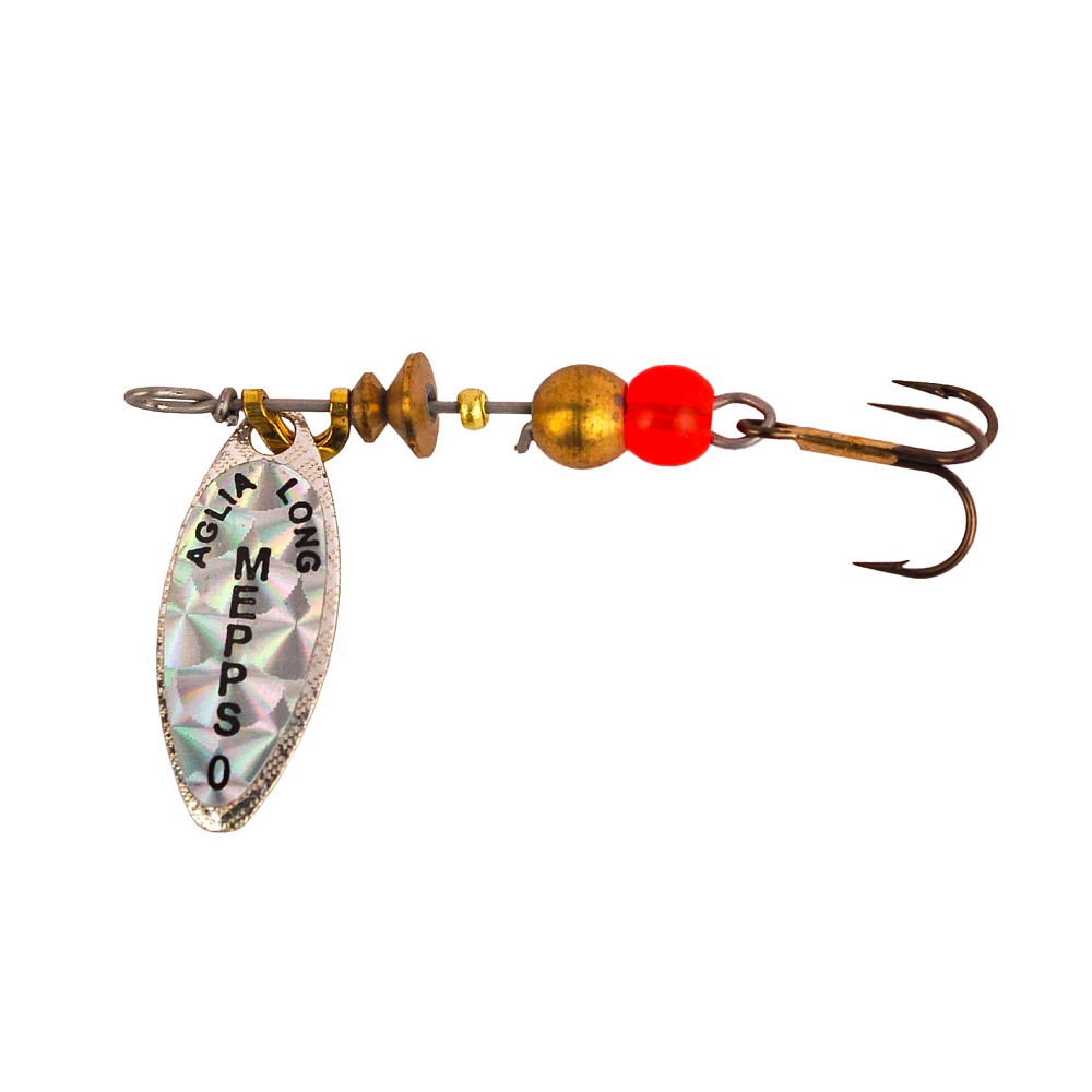 Блесна Mepps Aglia Long RAINBO, 0, Silver. Фото №2