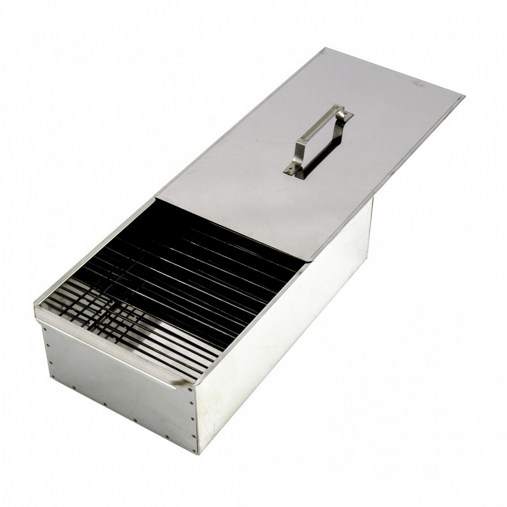 Коптильня двухъярусная 420*270*175*0,5 мм с поддоном . Фото №2