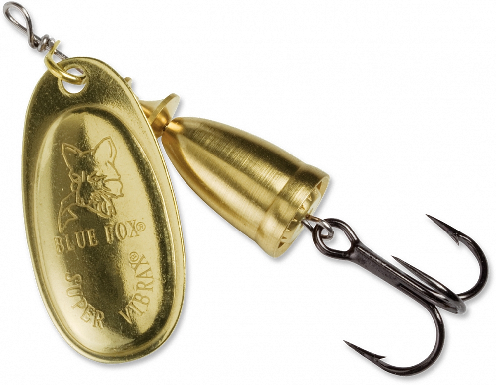 Блесна вращающаяся Blue Fox Vibrax Original №1, 4гр, цвет (С) медь. Фото №1