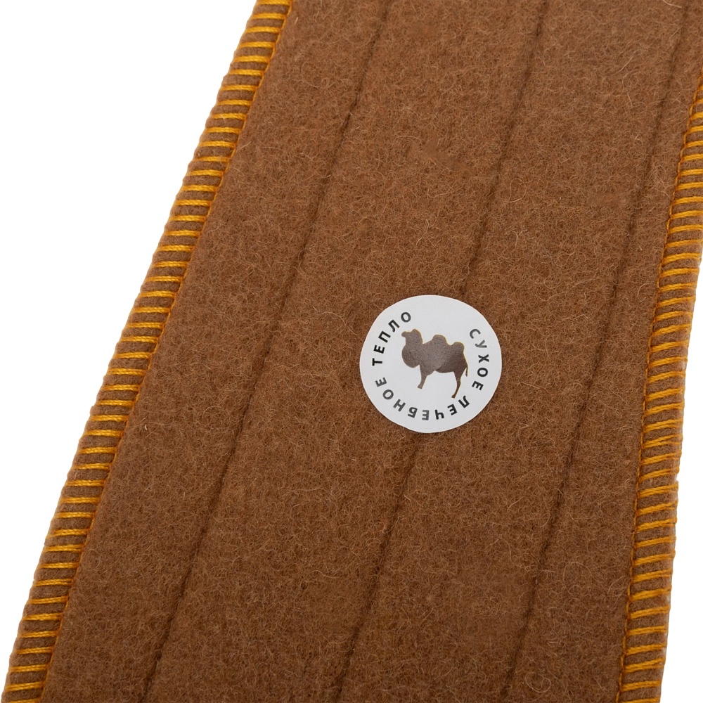 Стельки EuroWool 100% верблюжий войлок (рыжий) р. 44. Фото №3