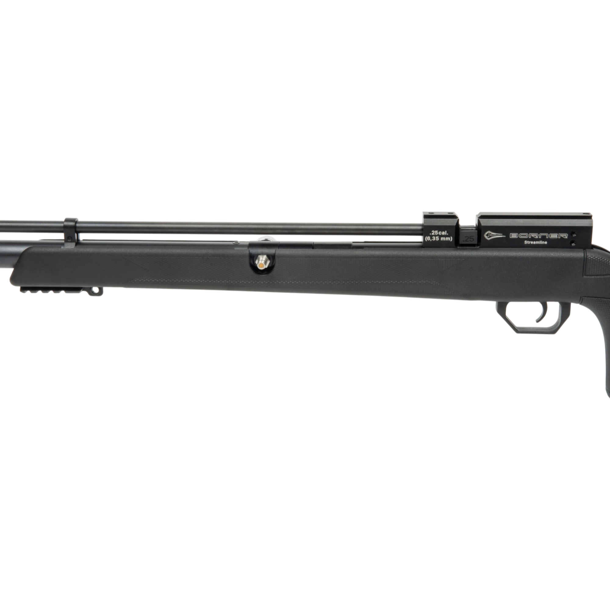 Винтовка пневматическая Borner PCP Streamline Regulator cal. 6,35 мм, 3Дж. (2 маг, черный пластик). Фото №19