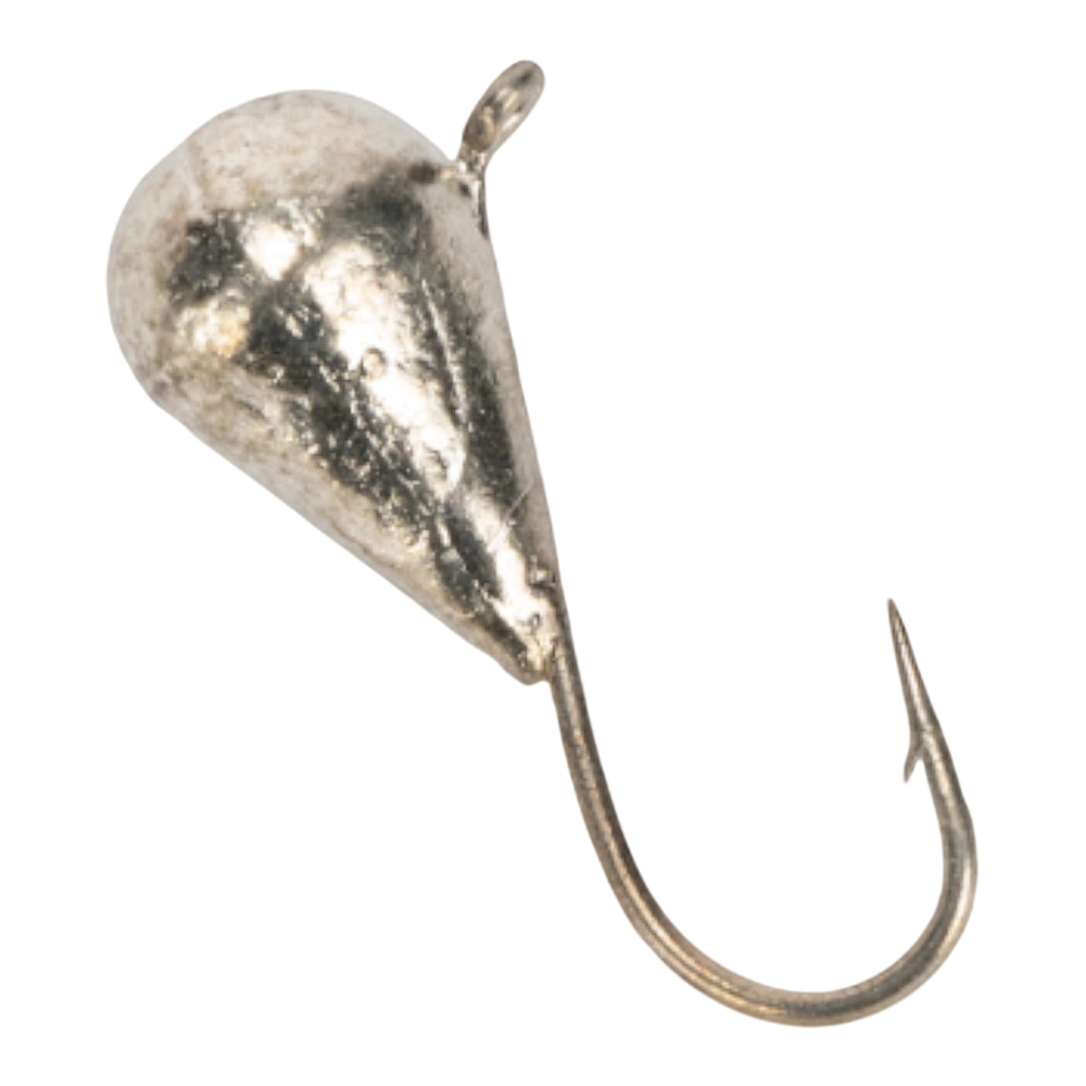 Мормышка Eco Deluxe Капля с ушком 6мм, #001 гальв. (5 шт). Фото №2