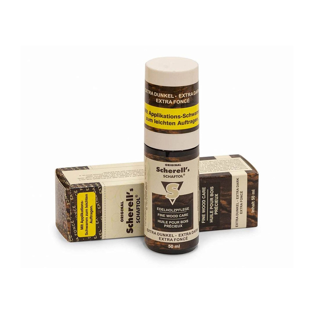 Средство для обработки дерева Klever-Ballistol Scherell Schaftjl 50мл (сверхтемное) . Фото №2