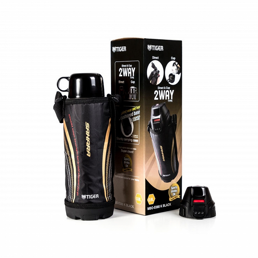 Термос спортивный Tiger MBO-E080 Black, 0.8 л. Фото №7
