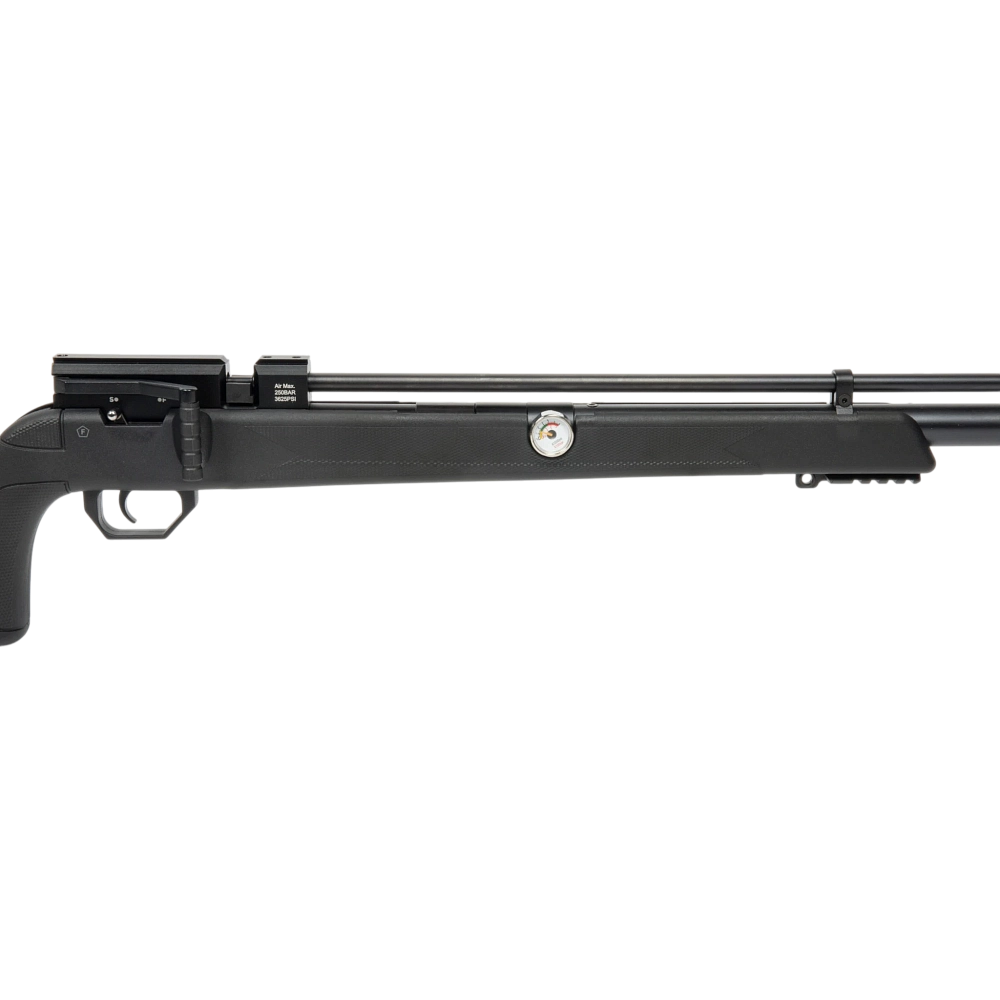 Винтовка пневматическая Borner PCP Streamline Regulator cal. 6,35 мм, 3Дж. (2 маг, черный пластик). Фото №9