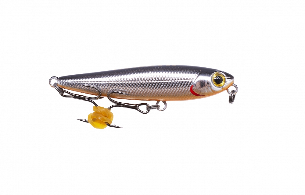 Воблер-уокер MADFISH Pencil 55мм, 3,3гр, заглубление 0-0,5м, цвет (02). Фото №1