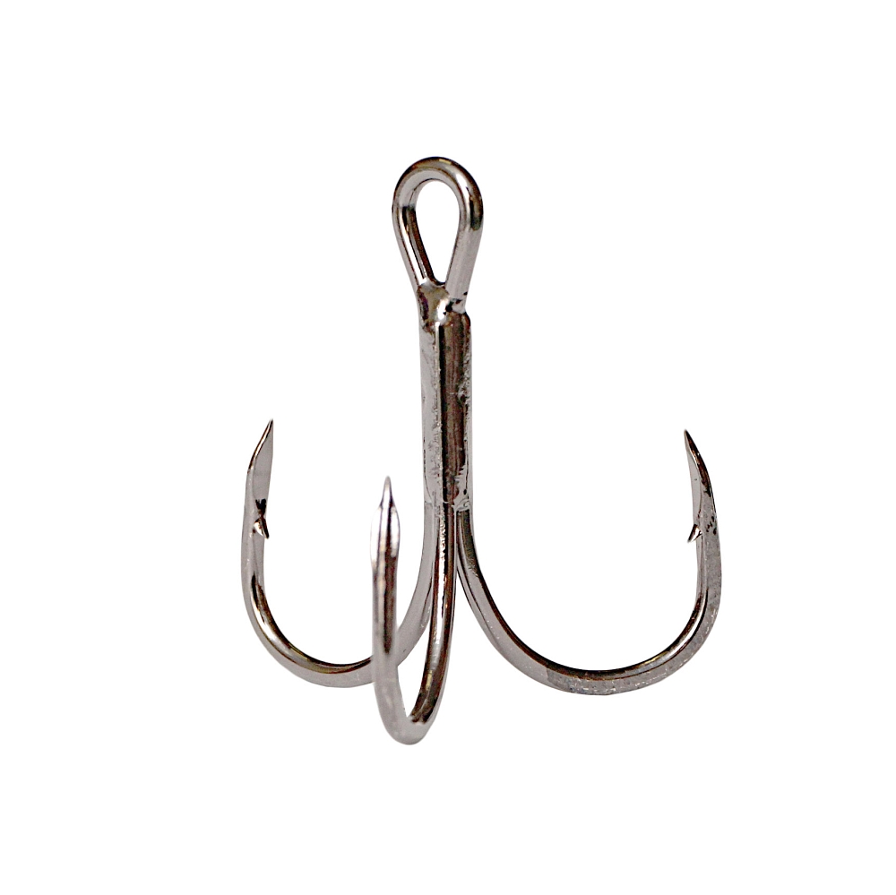 Крючок-тройник спецзаточка 3377 BN №4 L-24mm W-20mm Kosadaka (уп.8шт.). Фото №1