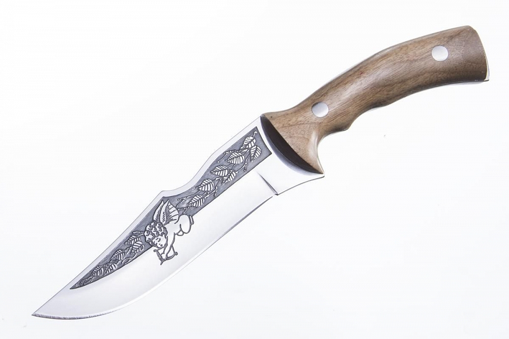 Нож Кизляр "Зодиак" (дерево-орех) худ. оформ.. Фото №1