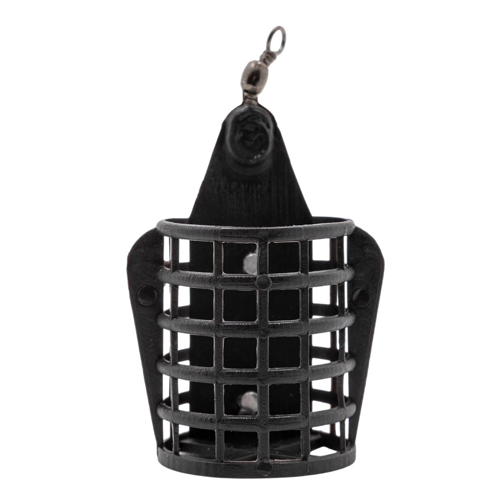 Кормушка фидерная с крыльями пласт с вертл черн 32мм 45гр. Фото №3 Кормушка фидерная с крыльями пласт с вертл черн 32мм 45гр. Фото №3