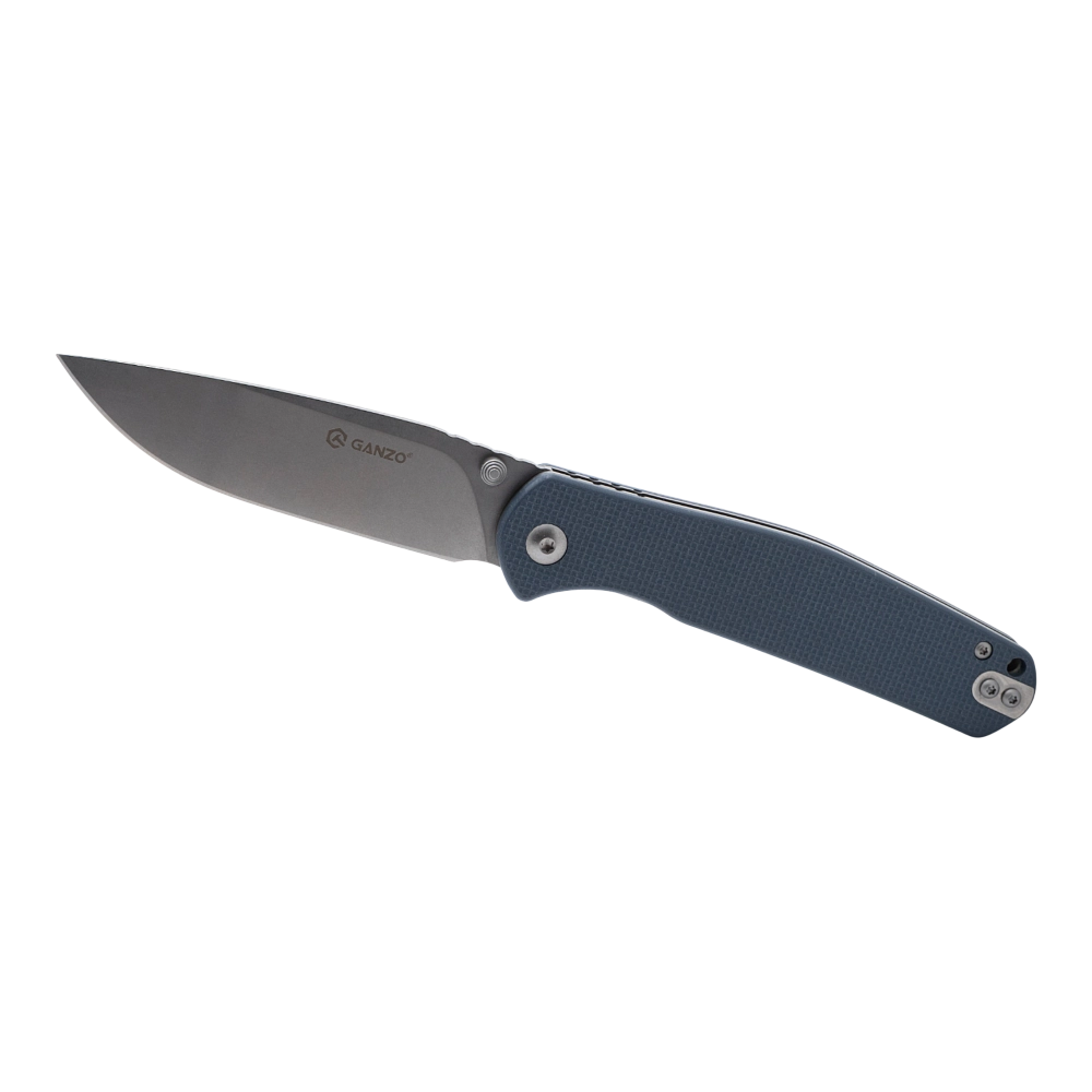 Нож складной туристический Ganzo G6804-GY, серый. Фото №1