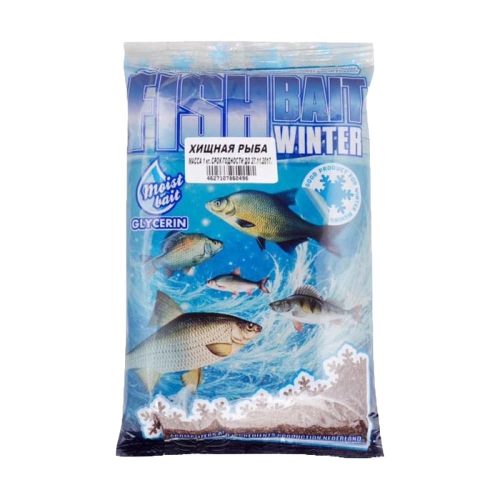 Прикормка FishBait серия «ICE WINTER» 1 кг. Хищная рыба. Фото №2