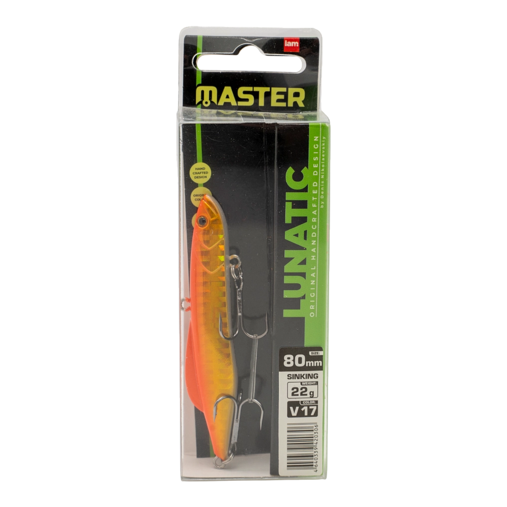 Воблер-раттлин IAM Master Lunatic, 80мм, 22гр, цвет (V17). Фото №1