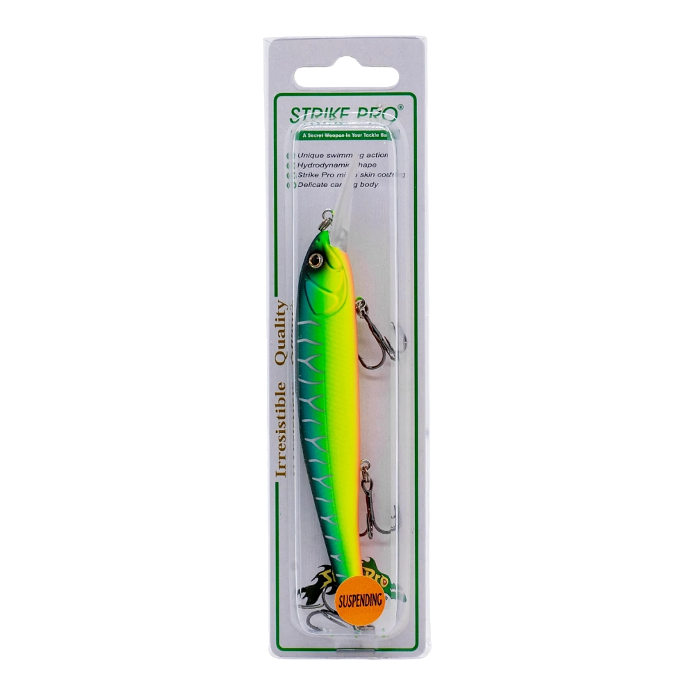 Воблер Strike Pro Hooligan Shallow 120SP, 120мм, 20,1гр, заглубление 2,0м.-3,6м., цвет (EG-220SP#A223S-RP). Фото №1