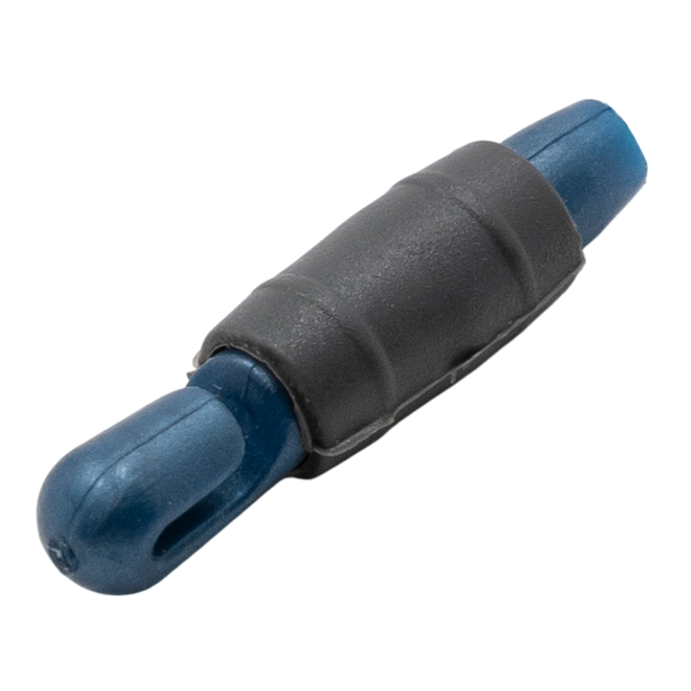 Коннектор серо-синий перламутр  d2,3мм (10шт) (Три кита). Фото №1