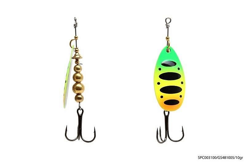 Блесна вращающаяся MADFISH Catchy 10г, цвет GS481005. Фото №1