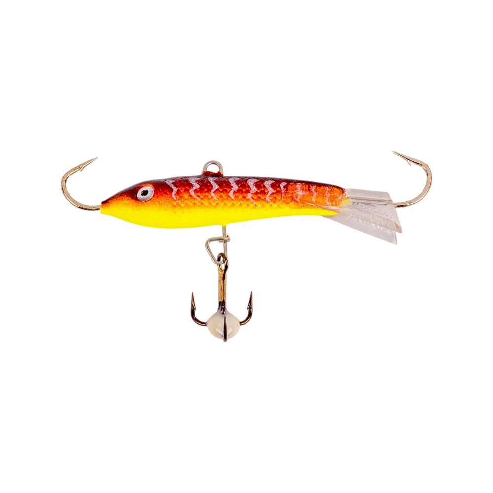 Балансир Lucky John CLASSIC 50мм, 13гр, цвет (42) с тройником. Фото №2