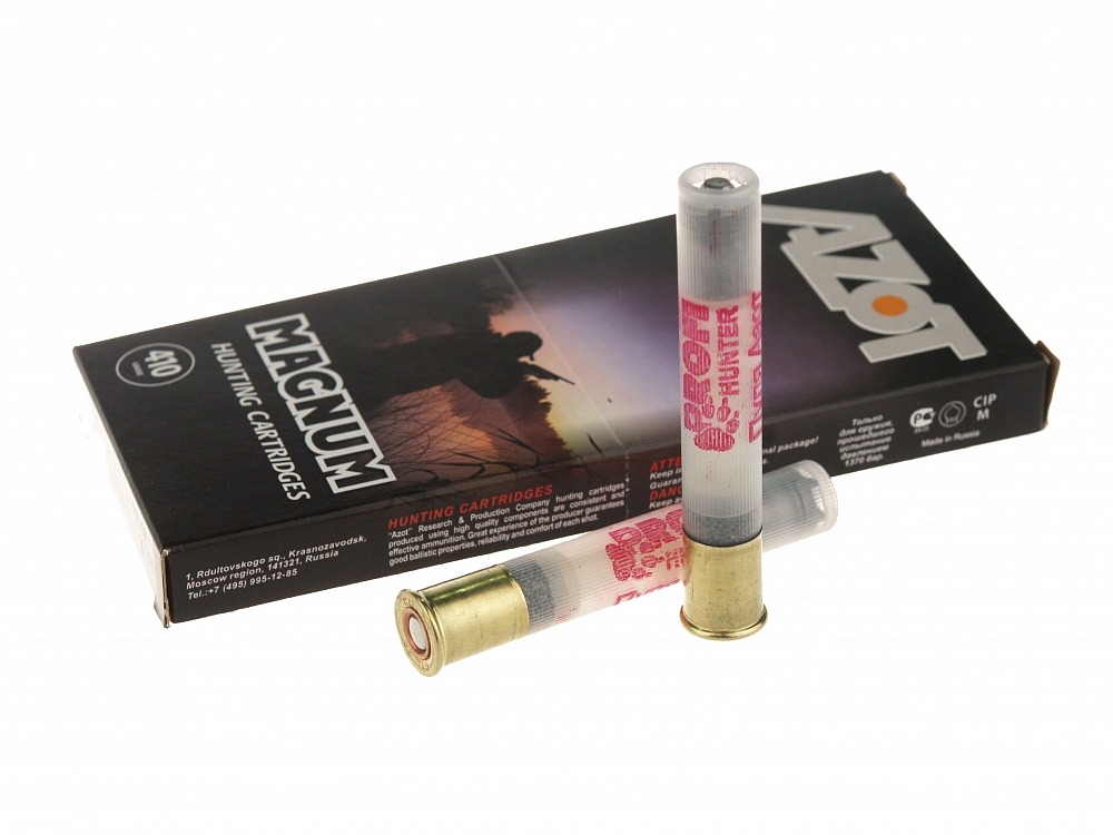 Патрон Азот 410/76 Магнум пуля Азот (пачка 10 шт). Фото №3