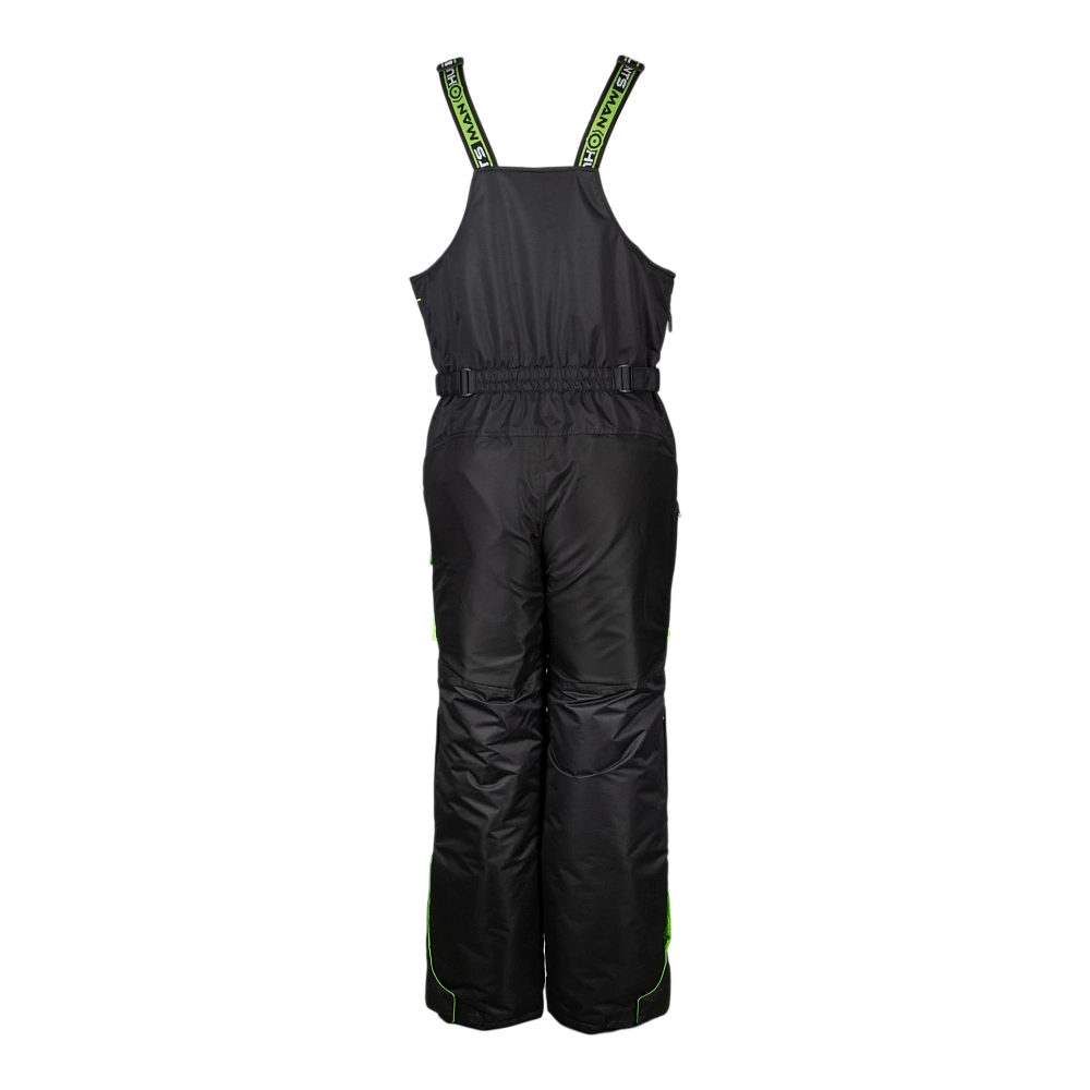 Костюм зимний Huntsman Elbrus ткань Hit Membrane цвет Черный/Лайм р. 52-54/182-188. Фото №8