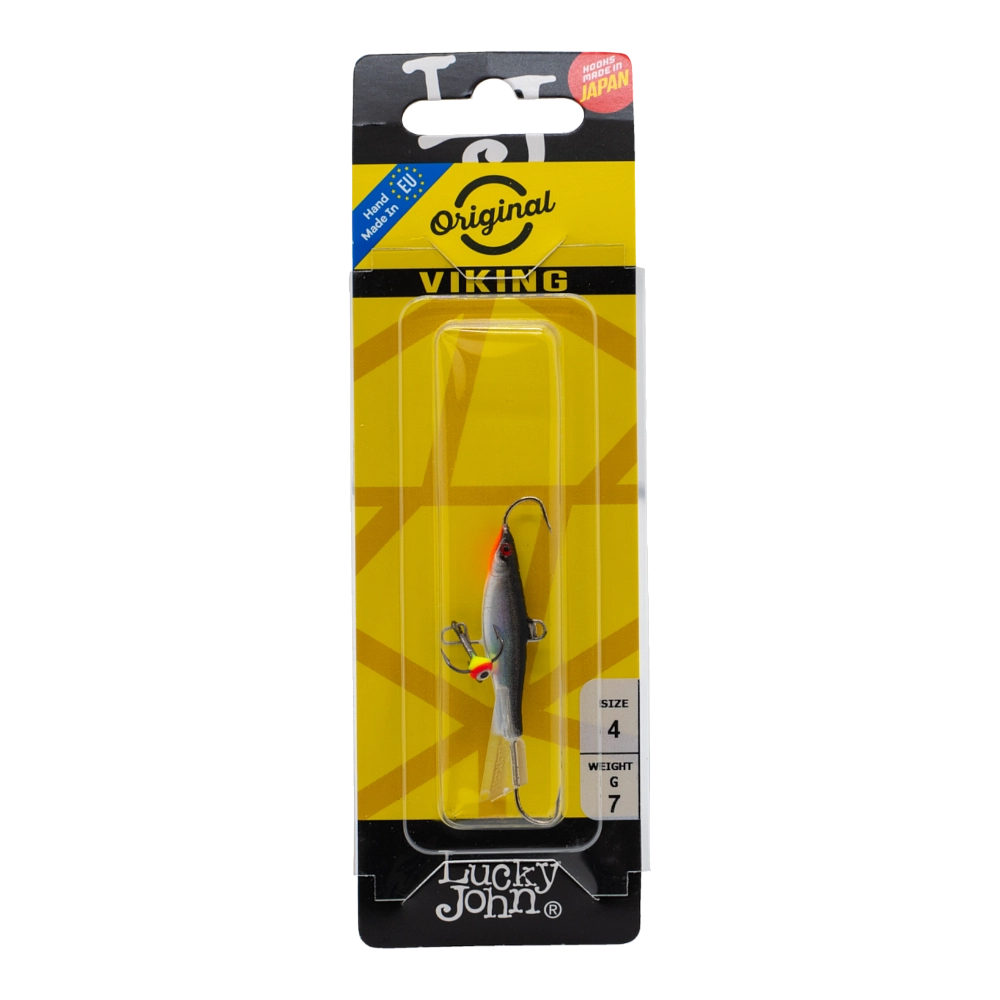 Балансир Lucky John VIKING 40мм, 7гр, цвет (13H) с тройником. Фото №1