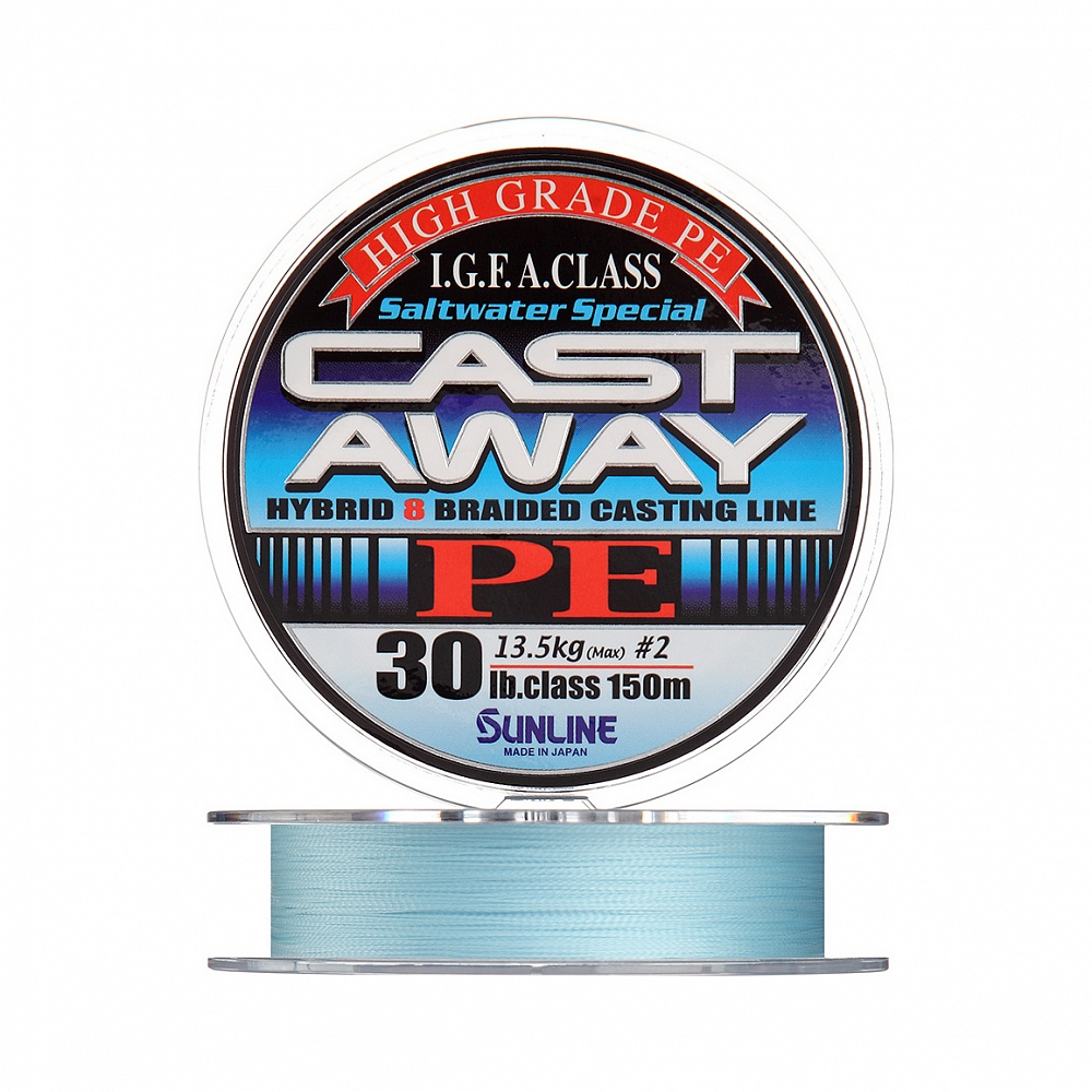 Шнур CAST AWAY PE 150mHG 50LB#3/19kg. Фото №1