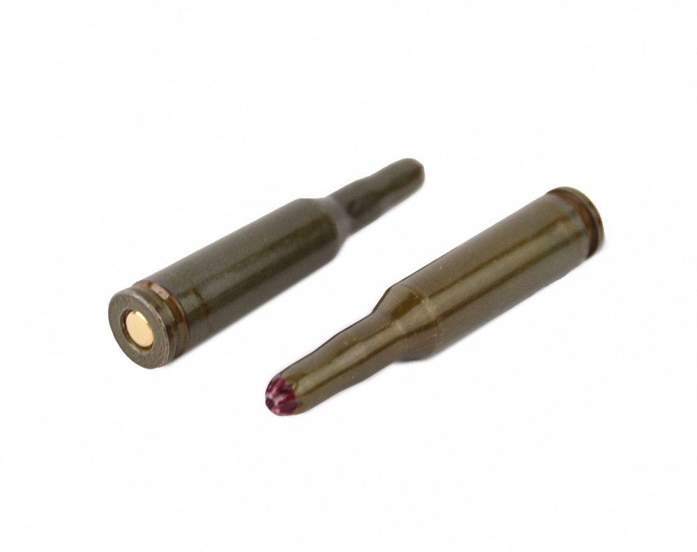 Патрон БПЗ светозвукового действия калибр  5,45х39 (Blank) (30шт.)(750 шт в коробке). Фото №3