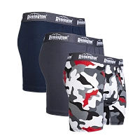 Мужские трусы боксеры Remington, набор 3 шт, микс серый 406 р. L