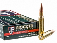 Патрон нарезной FIOCCHI калибр 308 WIN SIERRA MATCH KING 175 grn. (в пачке 20 шт.)