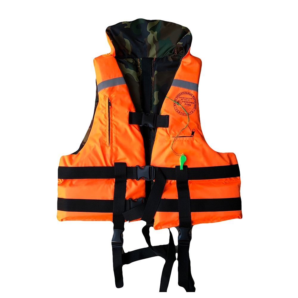 Спасательный жилет MEDNOVTEX двухсторонний (камуфляж/оранжевый) 150 кг. Фото №2 Спасательный жилет MEDNOVTEX двухсторонний (камуфляж/оранжевый) 150 кг. Фото №2