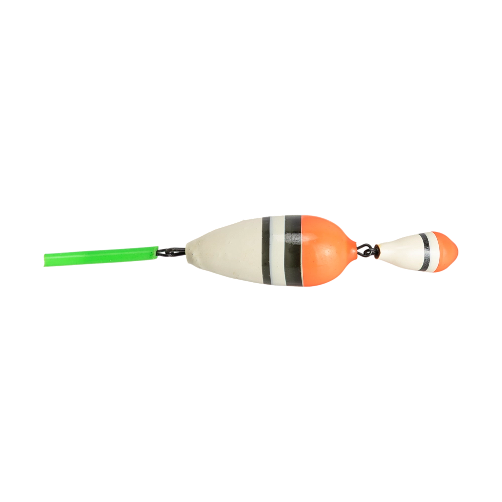 004-25 Поплавок зимний двойной (бальса) 2,5г белый (10шт) . Фото №1