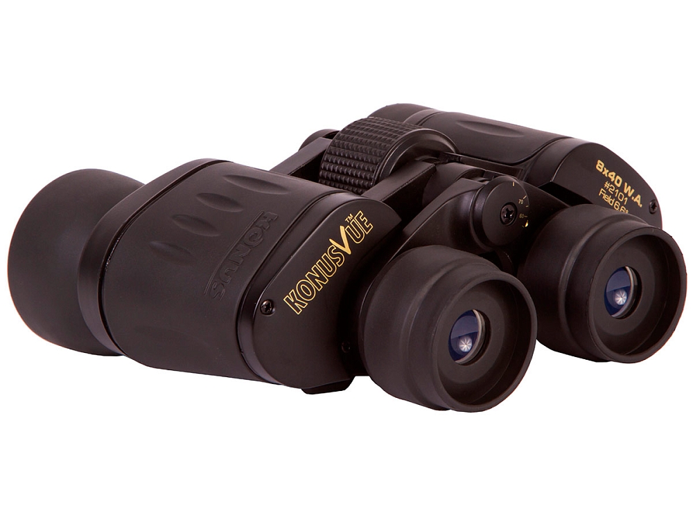 Бинокль Konus Konusvue 8x40 WA, Porro-призмы, прорезиненный корпус. Фото №1