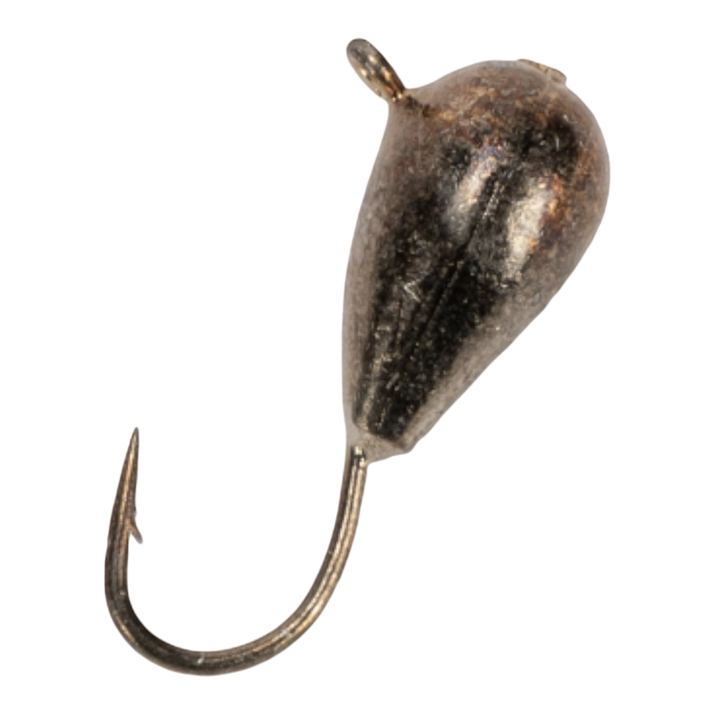 Мормышка Eco Deluxe Капля с ушком 5мм, #001 гальв. (5 шт). Фото №1