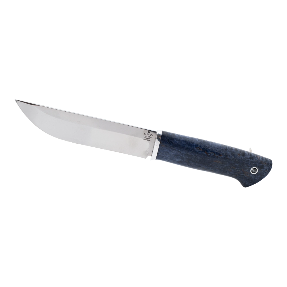 Нож МК "Сибирь" клинок Х12МФ (стаб. дерево). Фото №1