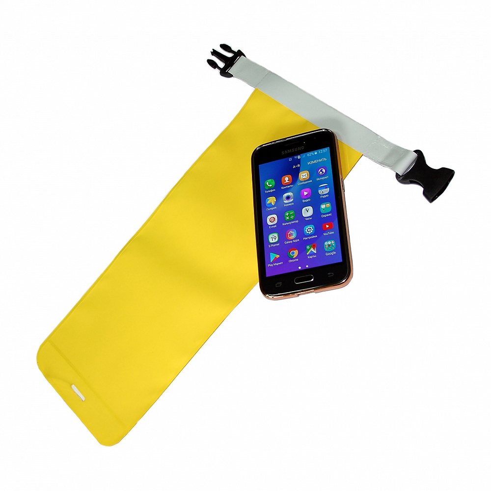 Гермочехол для смартфона и документов, литой желтый Orlan. Фото №1 Гермочехол для смартфона и документов, литой желтый Orlan. Фото №1