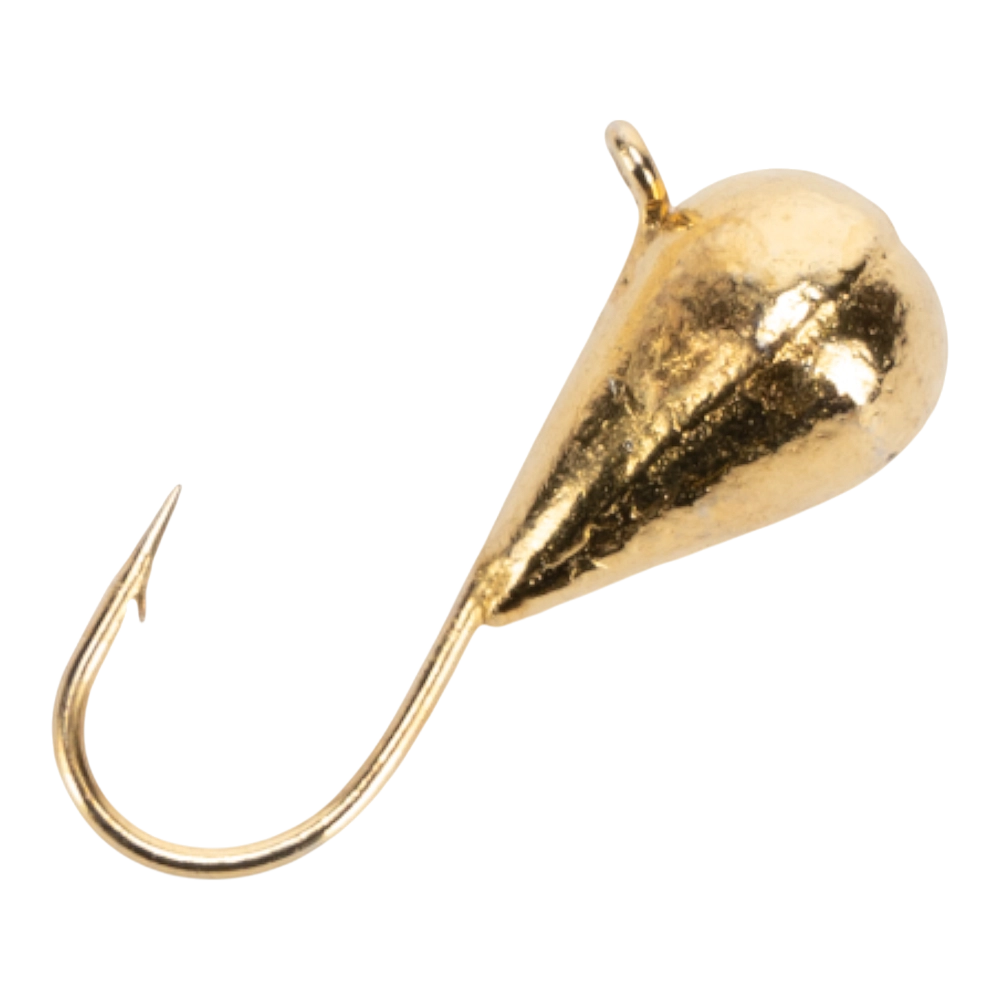 Мормышка Eco Deluxe Капля с ушком 6мм, #002 гальв. (5 шт). Фото №1