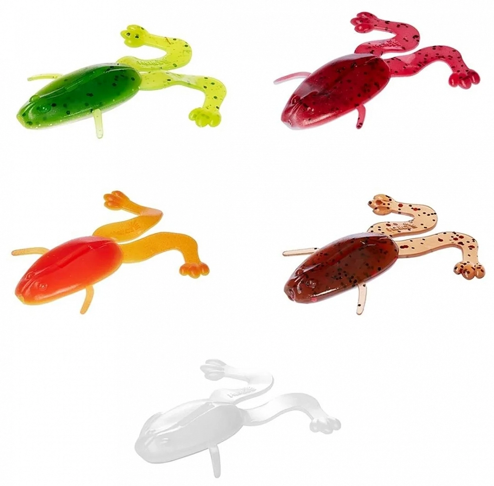 Лягушка Helios Crazy Frog 2,36"/6,0 см MIX 5 цветов 100шт. (HS-22-031-N). Фото №1