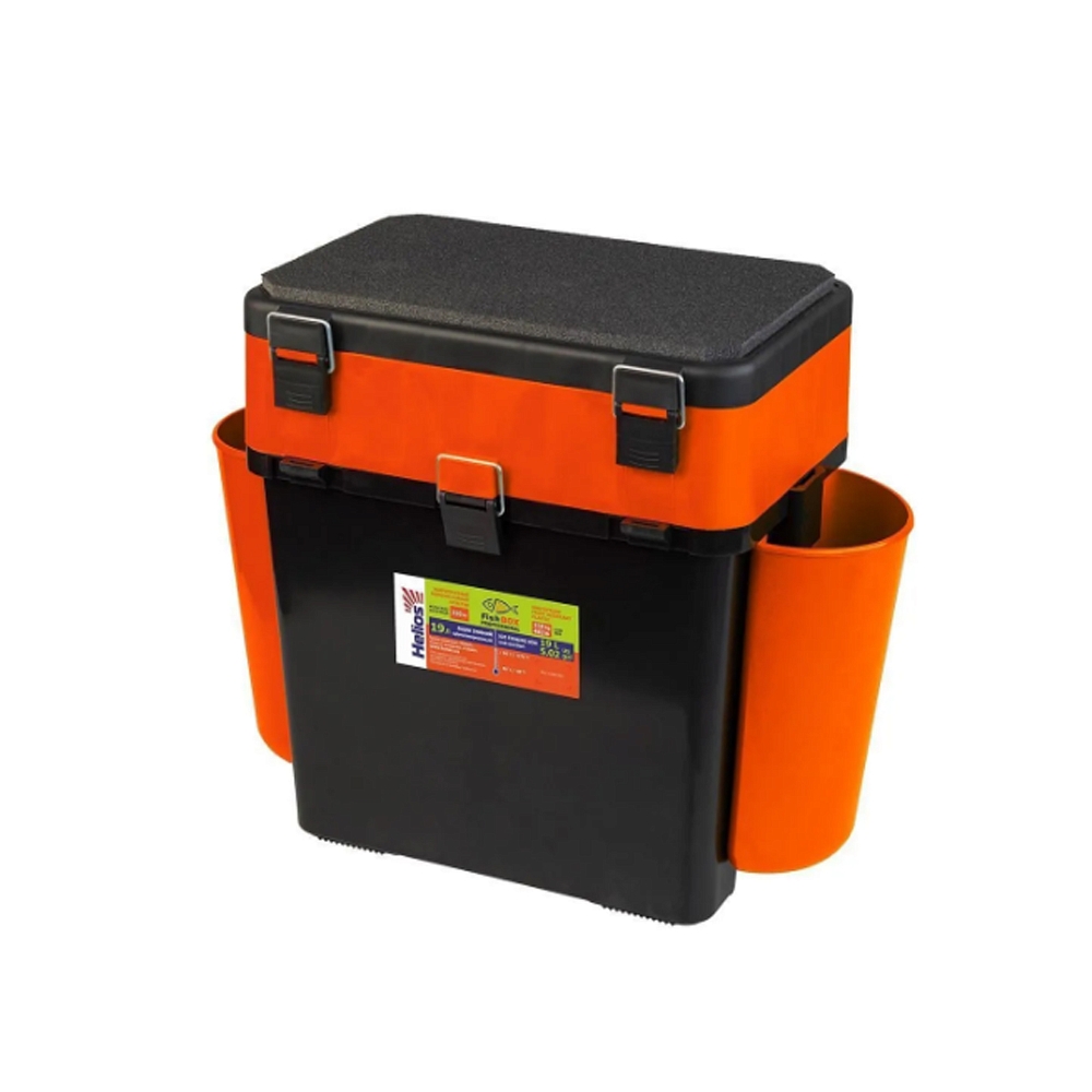 Ящик зимний FishBox 19л оранжевый Helios. Фото №2 Ящик зимний FishBox 19л оранжевый Helios. Фото №2