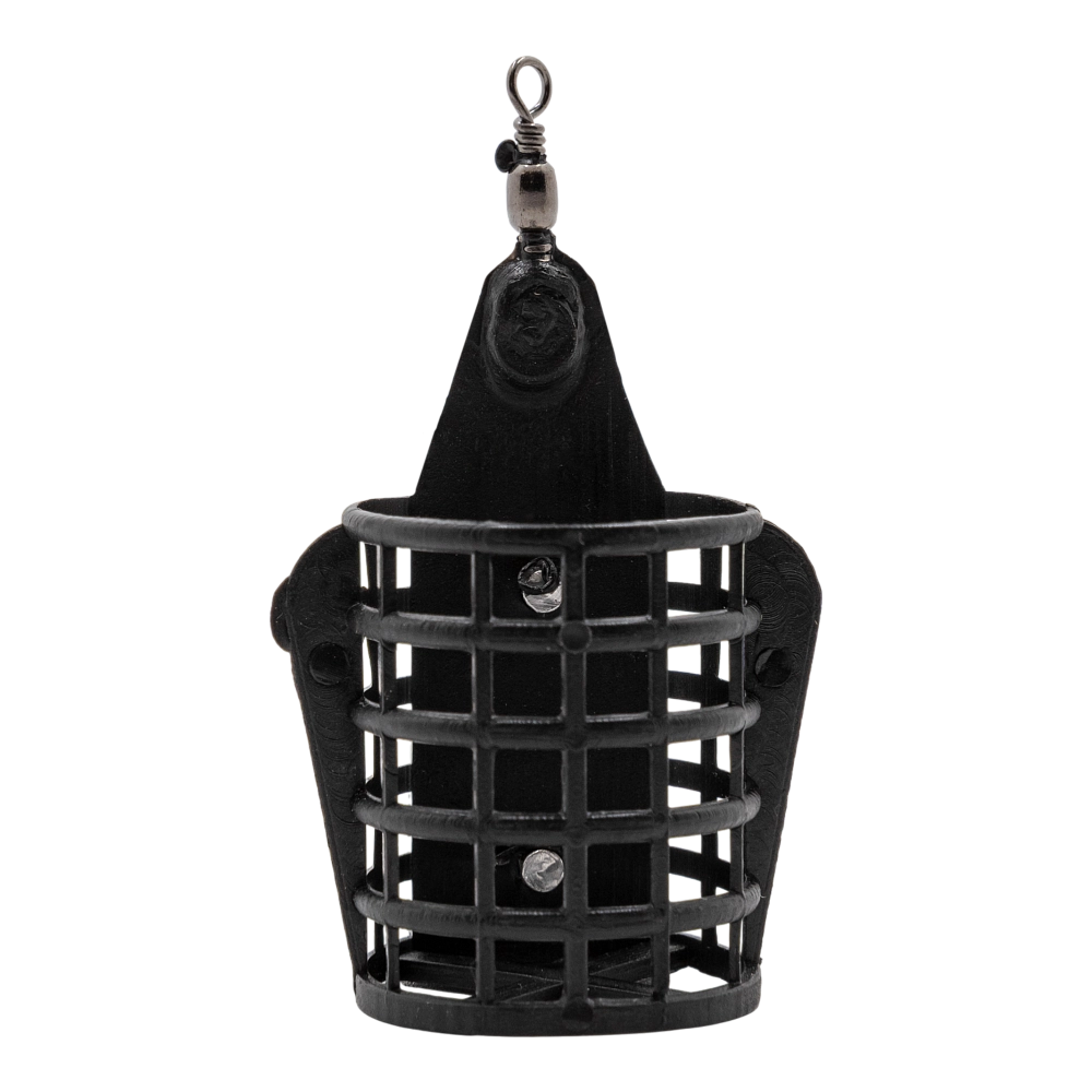 Кормушка фидерная с крыльями пласт с вертл черн 32мм 35гр. Фото №3